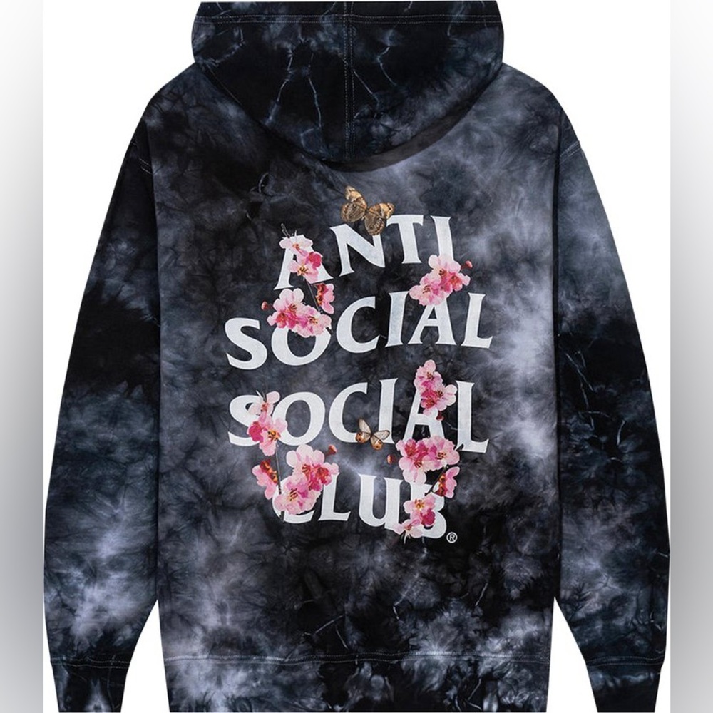 Anti Social Social Club Kkoch Hi-5 Tie Dye Hoodie - SIZE- XL